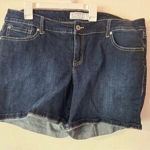 Torrid Denim Shorts 6 in inseam size 18 98% cotton